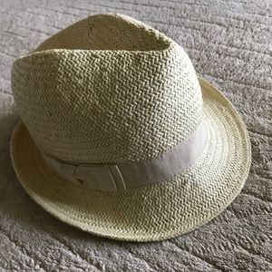 NEW Banana Republic Natural Woven Fedora